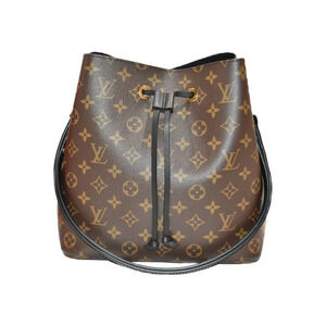 LOUIS VUITTON Neo Noe Monogram Brown Canvas Handbag Drawstring Bag Shoulder